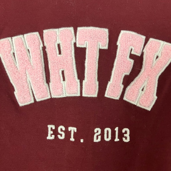 Whitefox burgundy baby tee - Picture 4 of 5